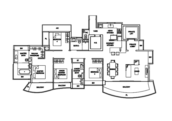 Hallmark Residences - Floor Plan