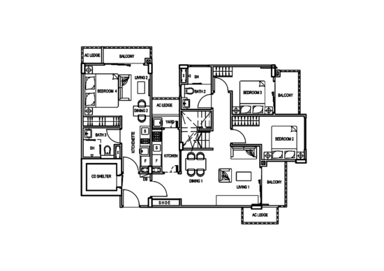 Meridian 38 - Floor Plan