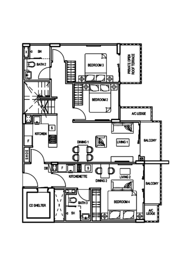 Meridian 38 - Floor Plan