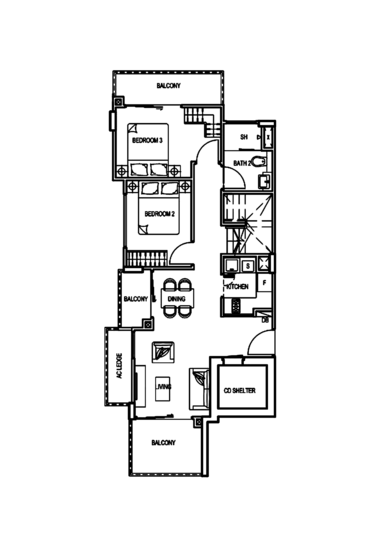 Meridian 38 - Floor Plan