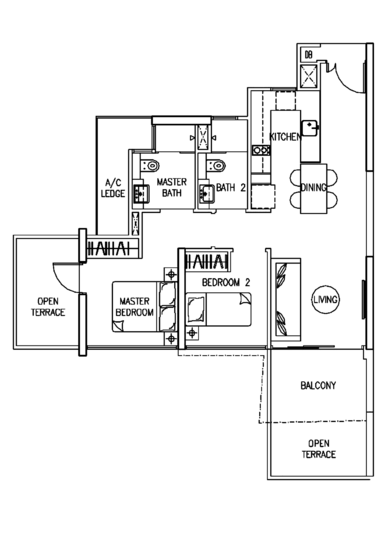 The Trilinq - Floor Plan