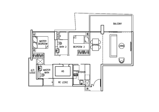 The Trilinq - Floor Plan