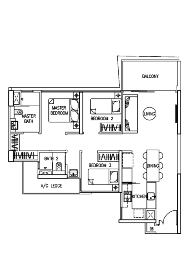 The Trilinq - Floor Plan