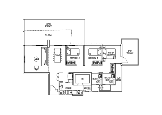 The Trilinq - Floor Plan