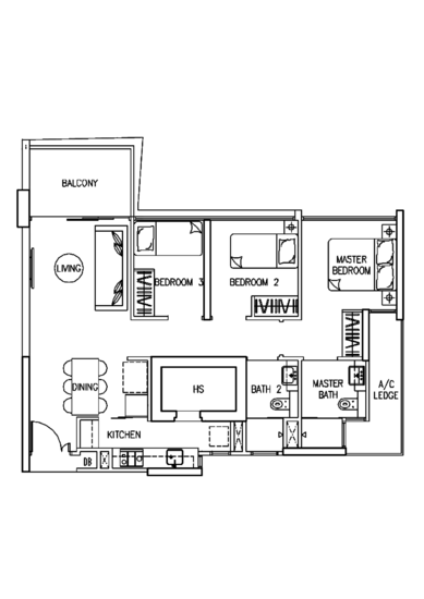 The Trilinq - Floor Plan