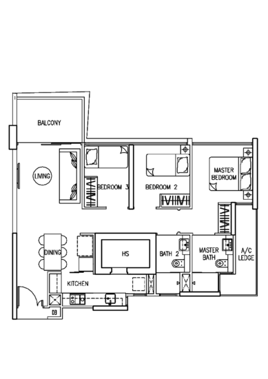 The Trilinq - Floor Plan