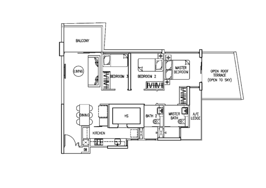 The Trilinq - Floor Plan