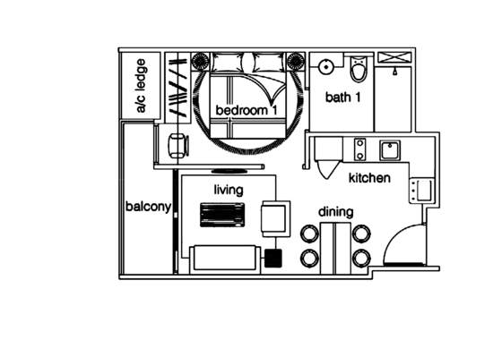 Leville iSuites - Floor Plan