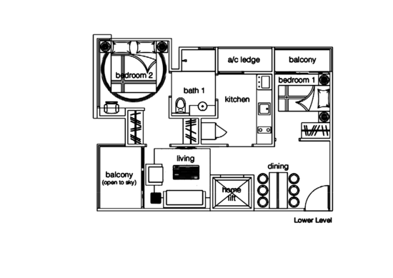 Leville iSuites - Floor Plan