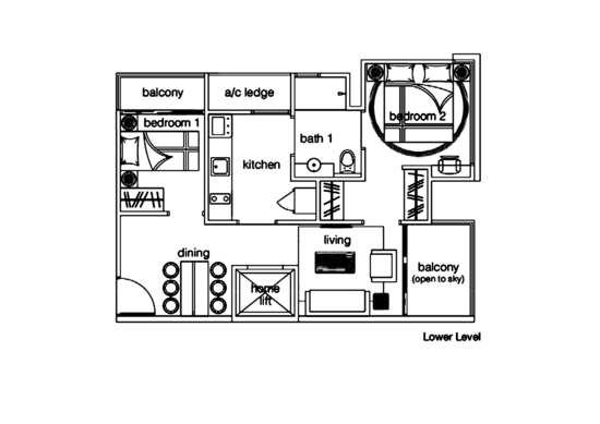 Leville iSuites - Floor Plan