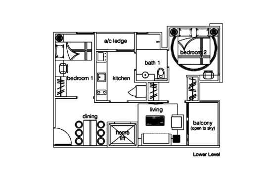Leville iSuites - Floor Plan