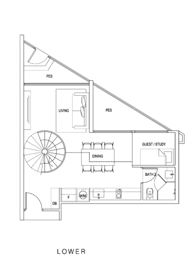 R Maisons (The Maisons) - Floor Plan