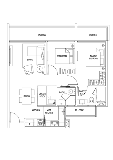 R Maisons (The Maisons) - Floor Plan