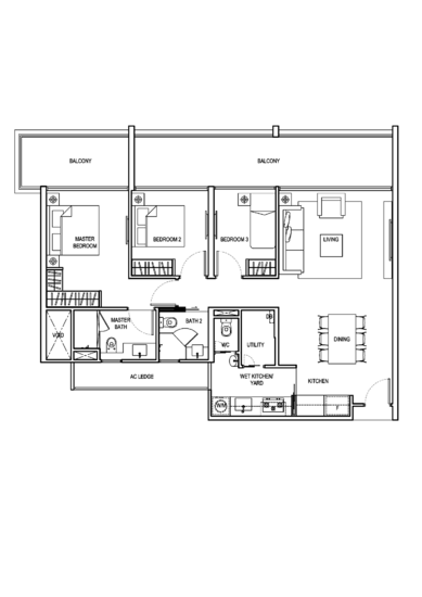 R Maisons (The Maisons) - Floor Plan