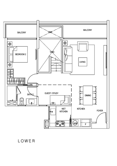 R Maisons (The Maisons) - Floor Plan