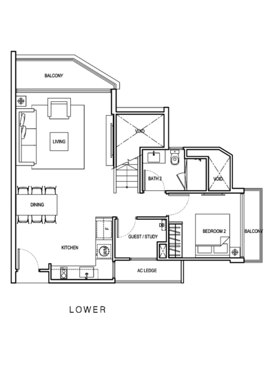 R Maisons (The Maisons) - Floor Plan