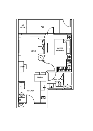 E Maisons (The Maisons) - Floor Plan