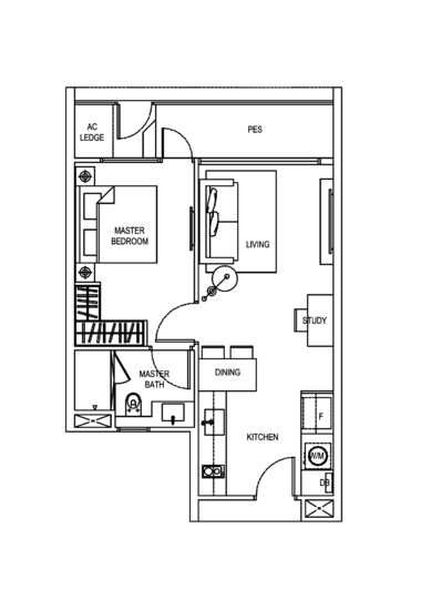 E Maisons (The Maisons) - Floor Plan