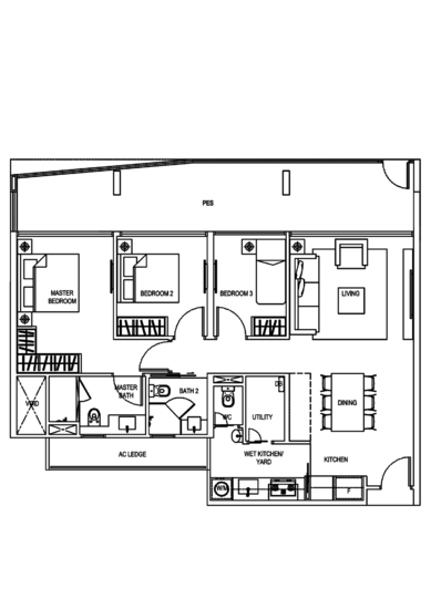 E Maisons (The Maisons) - Floor Plan