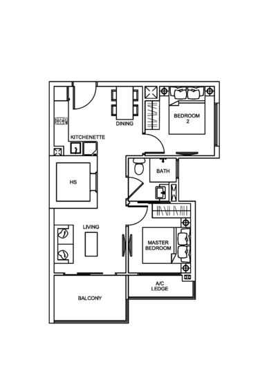 Novena Regency - Floor Plan