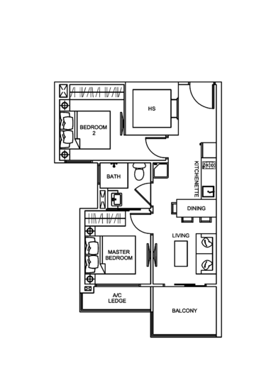 Novena Regency - Floor Plan
