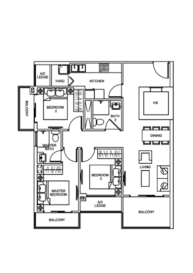 Novena Regency - Floor Plan