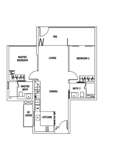 Mon Jervois - Floor Plan