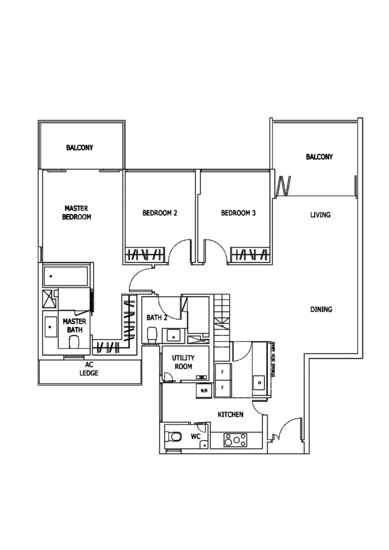 Mon Jervois - Floor Plan