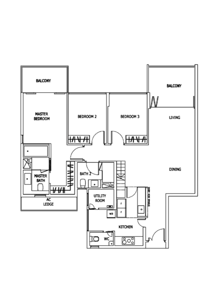 Mon Jervois, 47 Jervois Road, 3 Bedrooms, 1,410 sqft, Condominium For Rent, by Henry Guo, 500178422 - PropertyGuru.com.sg