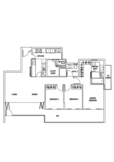 Mon Jervois - Floor Plan