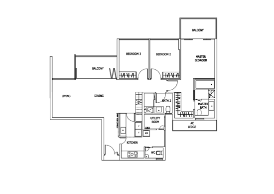 Mon Jervois - Floor Plan
