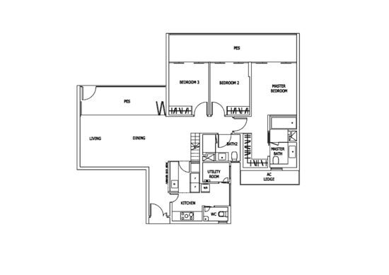 Mon Jervois - Floor Plan