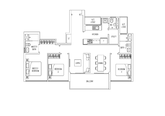 Twin Fountains - Floor Plan
