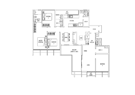 Twin Fountains - Floor Plan