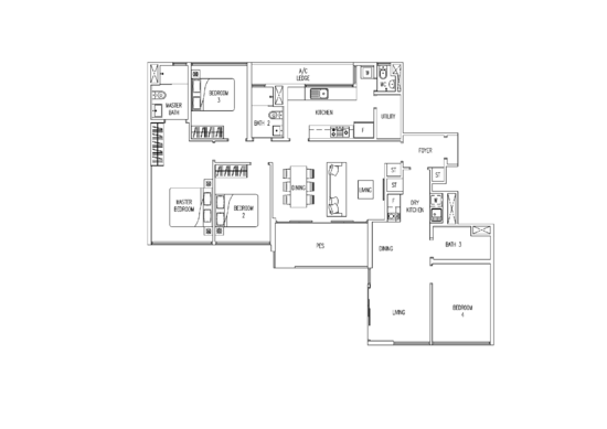 Twin Fountains - Floor Plan