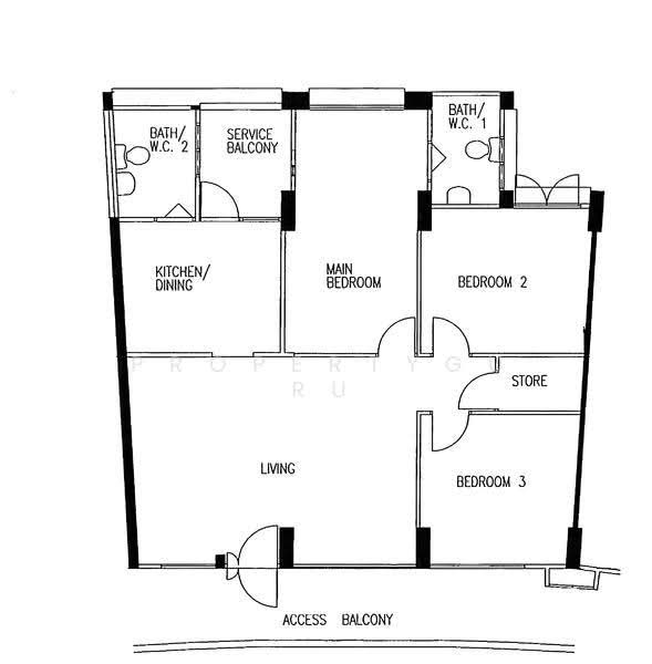 369 Tampines Street 34, 369 Tampines Street 34, Pasir Ris / Tampines, 3 Bedrooms, 1,119 sqft, HDB Flat For Sale, by Rachel Lau, 500288380 - 2D - PropertyGuru.com.sg