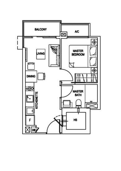 Ocean Front Suites - Floor Plan