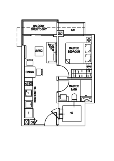 Ocean Front Suites - Floor Plan