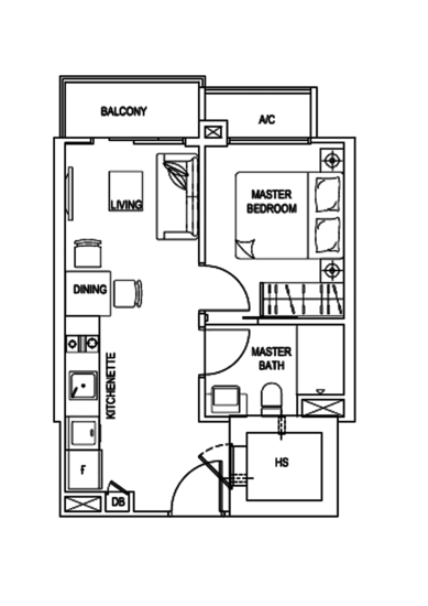 Ocean Front Suites - Floor Plan