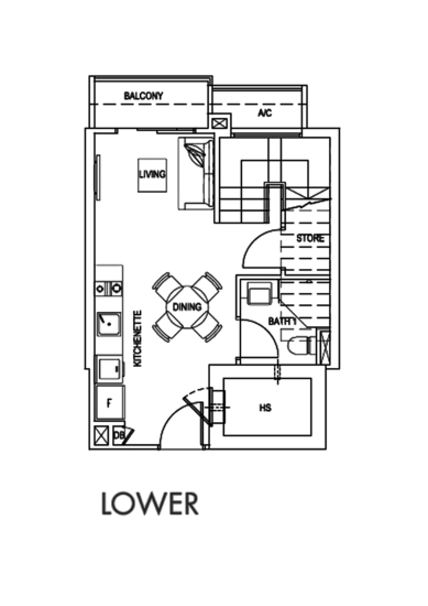 Ocean Front Suites - Floor Plan