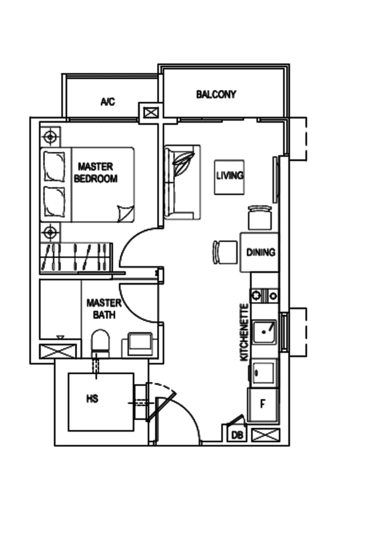 Ocean Front Suites - Floor Plan