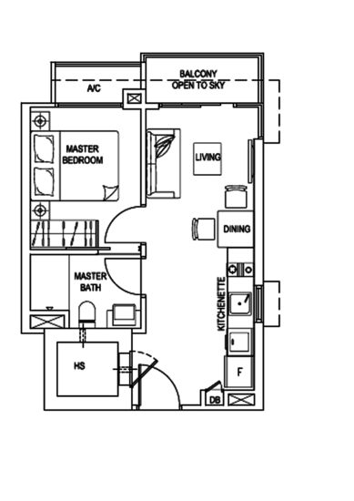 Ocean Front Suites - Floor Plan