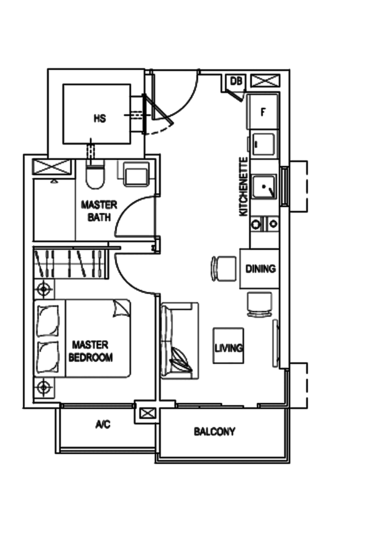 Ocean Front Suites - Floor Plan
