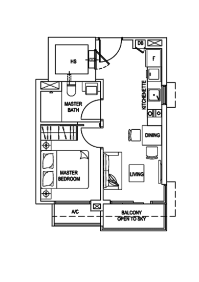 Ocean Front Suites - Floor Plan