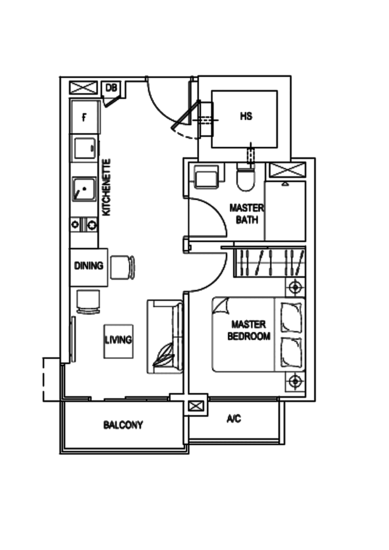 Ocean Front Suites - Floor Plan