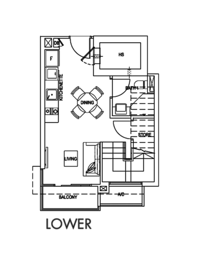 Ocean Front Suites - Floor Plan