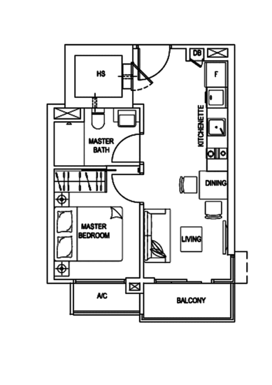Ocean Front Suites - Floor Plan