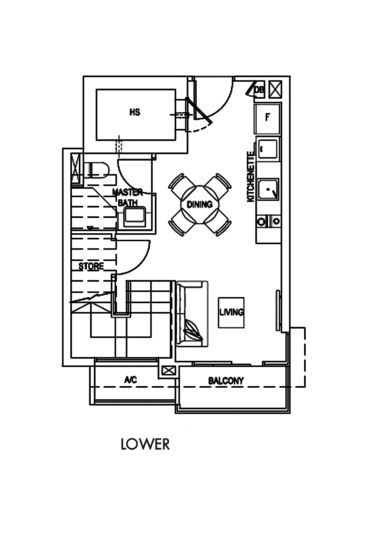 Ocean Front Suites - Floor Plan
