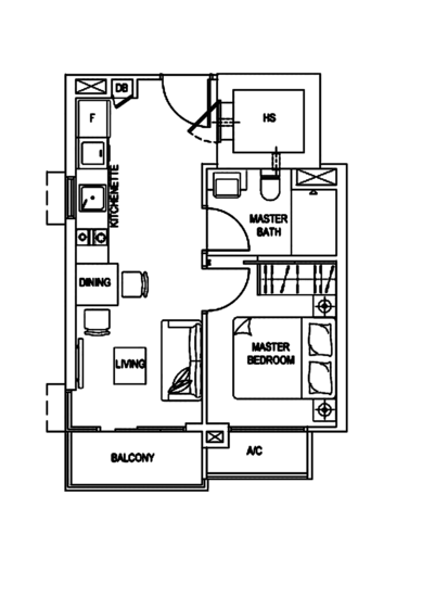 Ocean Front Suites - Floor Plan