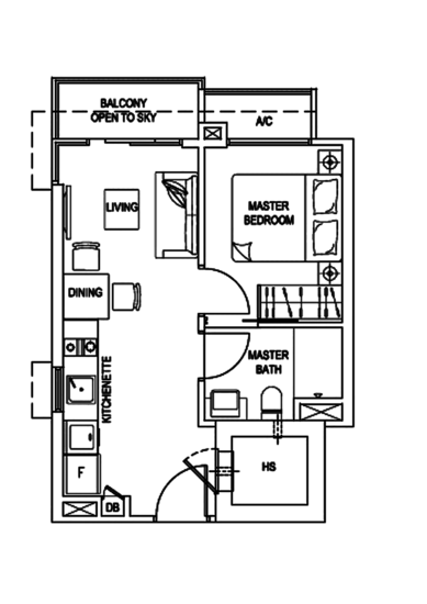 Ocean Front Suites - Floor Plan